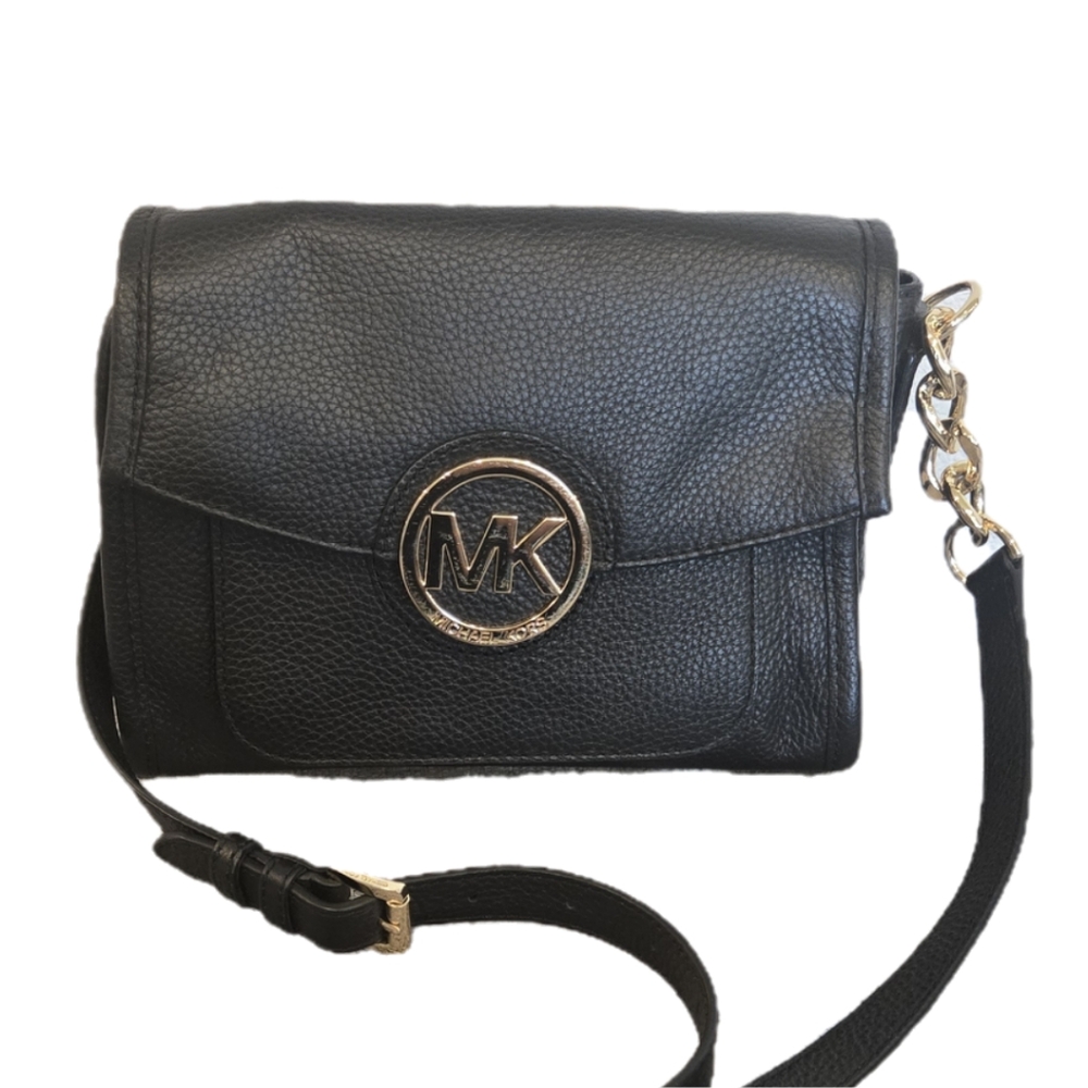 NWT Michael Kors Margo Small Messenger Leather Crossbody Bag